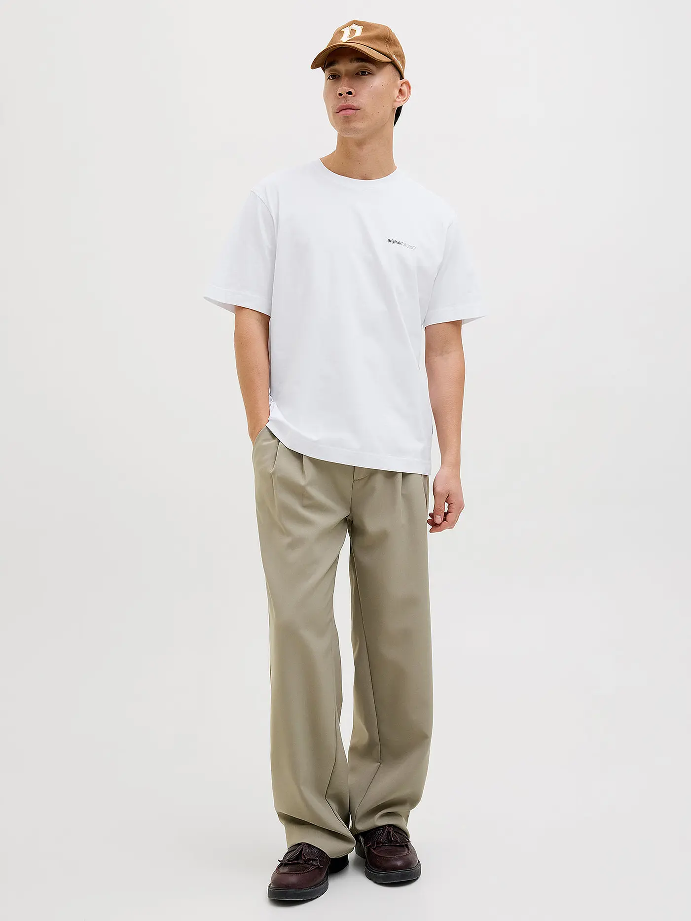 JACK & JONES | T-Shirt JORVARENNA | weiss